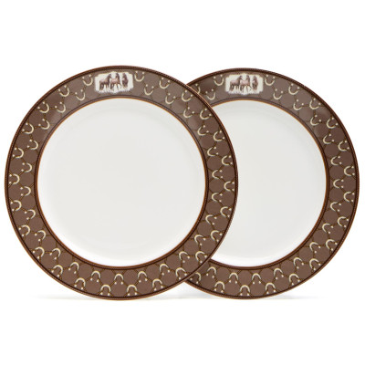 Набор тарелок закусочных "HORSE CLUB" 2 шт. 20,5 см (кор=24шт.) LEFARD 590-730