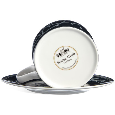 Чайная пара "HORSE CLUB" 300 мл (кор=36наб.) LEFARD 590-733-3