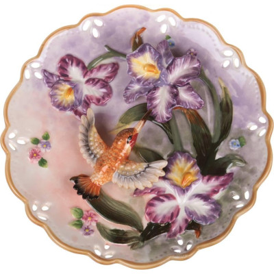 Тарелка настенная декоративная диаметр=20 см высота=3 см (кор=24шт.) LEFARD 59-384