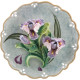 Тарелка декоративная "ИРИСЫ" 20,5*4,5 см (кор=24шт.) LEFARD 59-477