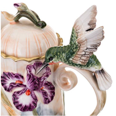 Кувшин с крышкой "ИРИСЫ" 1000 мл (кор=6шт.) LEFARD 59-613-2