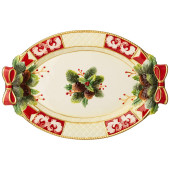 Блюдо "ЕЛКА" овальное 43,5*29*4см (кор=6шт.) LEFARD 59-692