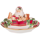 Блюдо "ДЕД МОРОЗ" глубокое 31*30*16,5 см (кор=4шт.) LEFARD 59-715