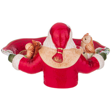 Блюдо "ДЕД МОРОЗ" глубокое 31*30*16,5 см (кор=4шт.) LEFARD 59-715-1