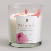 Свеча ароматизированная в стакане " PARADISE" magnolia 8*9 см мал.= 9шт. LEFARD 605-105