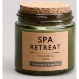 Свеча ароматизированная в стакане " SPA RETREAT" tuberose&angelica 7, 3*7, 4 см мал.= 12шт. LEFARD 605-107