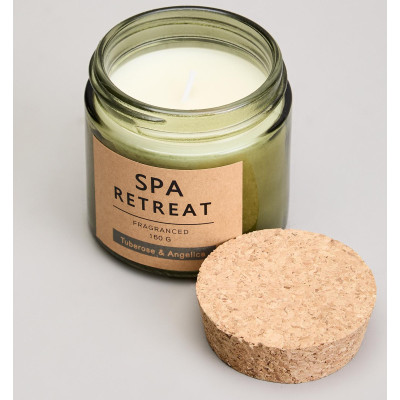 Свеча ароматизированная в стакане " SPA RETREAT" tuberose&angelica 7, 3*7, 4 см мал.= 12шт. LEFARD 605-107-1