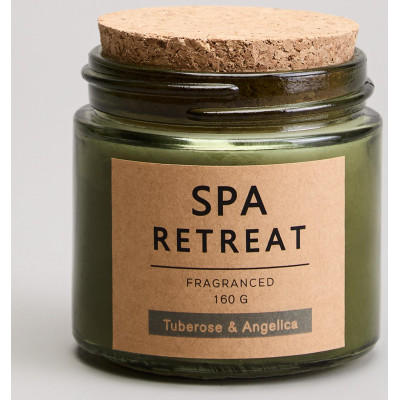 Свеча ароматизированная в стакане " SPA RETREAT" tuberose&angelica 7, 3*7, 4 см мал.= 12шт. LEFARD 605-107
