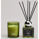 Набор ароматический "LUXURY" свеча в стакане 6*7,5 см и диффузор 70 мл cypress&grapevine LEFARD 605-121