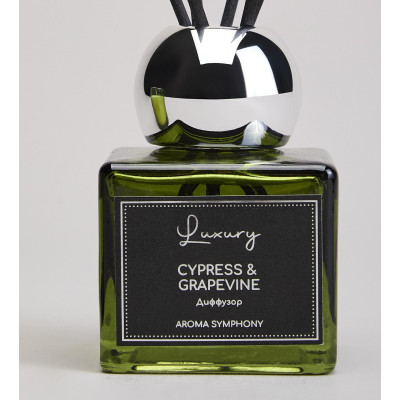 Набор ароматический "LUXURY" свеча в стакане 6*7,5 см и диффузор 70 мл cypress&grapevine LEFARD 605-121-2