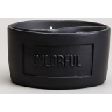 Свеча в стакане "YIN YANG" dark amber 11,3*6,4 см мал.= 9шт. LEFARD 605-123