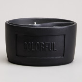 Свеча в стакане "YIN YANG" dark amber 11,3*6,4 см мал.= 9шт. LEFARD 605-123