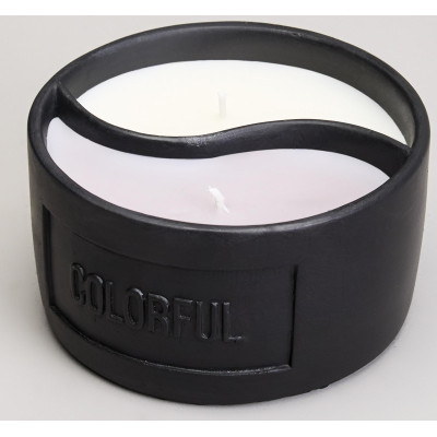 Свеча в стакане "YIN YANG" dark amber 11,3*6,4 см мал.= 9шт. LEFARD 605-123-1