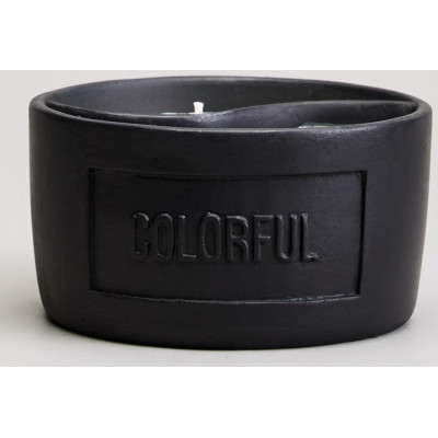 Свеча в стакане "YIN YANG" dark amber 11,3*6,4 см мал.= 9шт. LEFARD 605-123