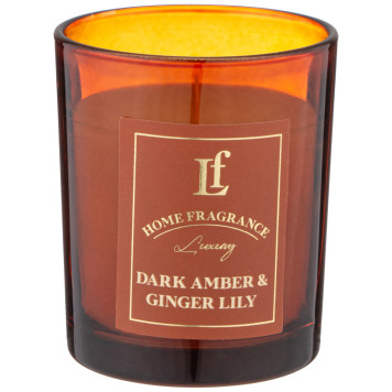 Свеча ароматизированная в стакане " DARK AMBER & GINGER LILY" 6*7, 5 см LEFARD 625-116-1