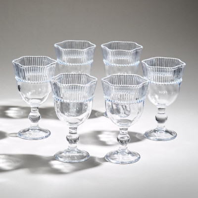 Набор бокалов для вина "CRYSTAL PEARL" 6 шт 310 мл / 16,5 см LEFARD 675-108