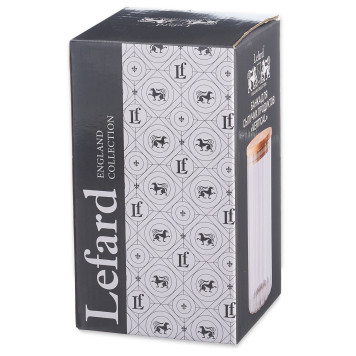Банка для сыпучих продуктов "VERTICAL" 1200 мл/10х18,5 см LEFARD 675-125-2