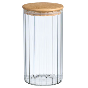 Банка для сыпучих продуктов "VERTICAL" 1200 мл/10х18,5 см LEFARD 675-125