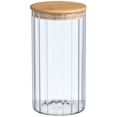 Банка для сыпучих продуктов "VERTICAL" 1200 мл/10х18,5 см LEFARD 675-125