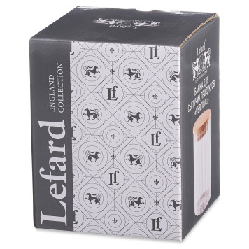 Банка для сыпучих продуктов "VERTICAL" 850 мл/10х13 см LEFARD 675-126-2