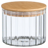 Банка для сыпучих продуктов "VERTICAL" 540 мл/10х8 см LEFARD 675-127