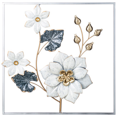 Панно настенное коллекция "ЦВЕТОЧНАЯ СИМФОНИЯ" 50,2*50,2*3,8 см LEFARD 680-186