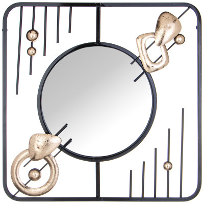 Зеркало настенное коллекция "МОДНЫЙ АКЦЕНТ" 61*61*4,4 см LEFARD 680-199