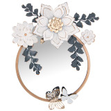 Зеркало настенное коллекция "ЦВЕТОЧНАЯ СИМФОНИЯ" 72,4*59,1*7 см LEFARD 680-202