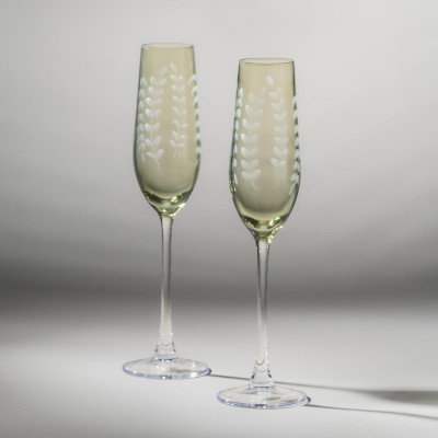 Набор бокалов для шампанского "FLORA" из 2 шт. 180 мл LEFARD 685-106-2