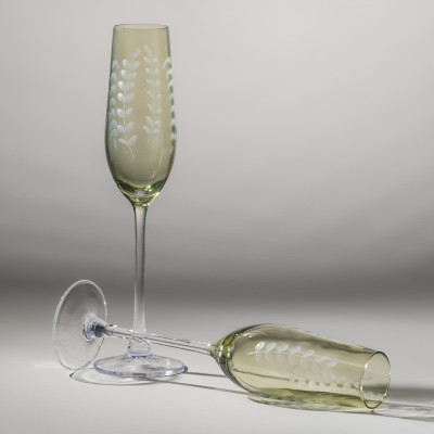 Набор бокалов для шампанского "FLORA" из 2 шт. 180 мл LEFARD 685-106-3