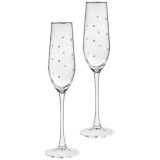 Набор бокалов для шампанского "GOLDY" из 2 шт. 180 мл LEFARD 685-110