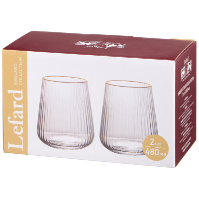 Набор стаканов "PERFO" из 2 шт. 480 мл LEFARD 685-118-2