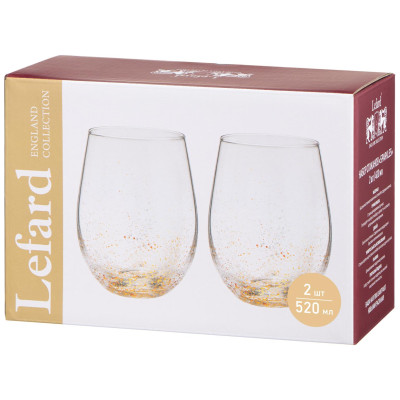 Набор стаканов "SPARKLES" из 2 шт. 520 мл LEFARD 685-126-1