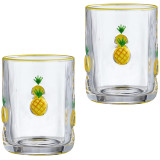 Набор стаканов "FRUITY PINEAPPLE" из 2 шт. 400 мл LEFARD 685-133