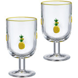 Набор бокалов для вина "FRUITY PINEAPPLE" из 2 шт. 350 мл LEFARD 685-137