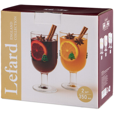 Набор бокалов для вина "FRUITY PINEAPPLE" из 2 шт. 350 мл LEFARD 685-137-2