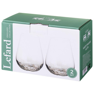 Набор стаканов "ELITE" из 2 шт. 450 мл LEFARD 685-157-1