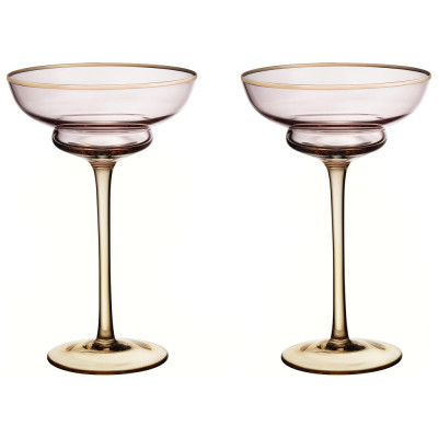 Набор креманок "TWIST & SHINE" pink, 2 шт/220 мл LEFARD 687-003