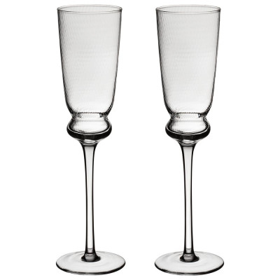 Набор бокалов для шампанского "TWIST & SHINE", 2 шт/210 мл LEFARD 687-005