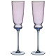 Набор бокалов для шампанского "TWIST & SHINE" purple, 2 шт/210 мл LEFARD 687-009