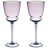 Набор бокалов для вина "TWIST & SHINE" purple, 2 шт/380 мл LEFARD 687-010