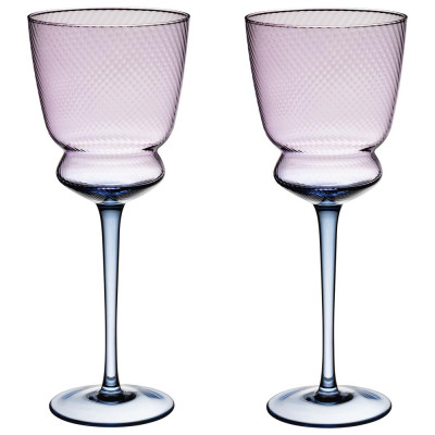 Набор бокалов для вина "TWIST & SHINE" purple, 2 шт/380 мл LEFARD 687-010