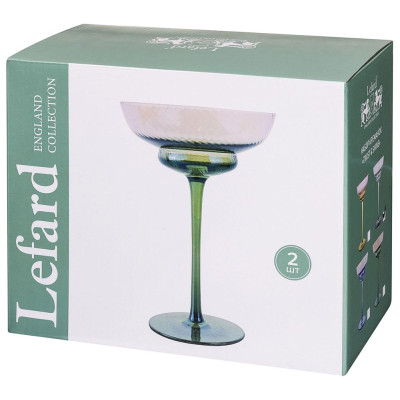 Набор креманок "TWIST & SHINE" purple, 2 шт/220 мл LEFARD 687-011-1