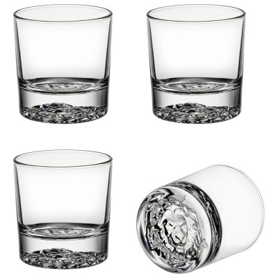 Набор стаканов для виски "LION", 4 шт/310 мл LEFARD 687-018