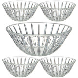 Набор салатников из 5 шт. "LINES" 1600 мл/300 мл LEFARD 691-066