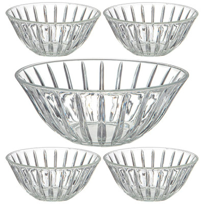 Набор салатников из 5 шт. "LINES" 1600 мл/300 мл LEFARD 691-066