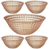 Набор салатников из 5 шт. "DIAMANT" amber 1600 мл/300 мл LEFARD 691-067