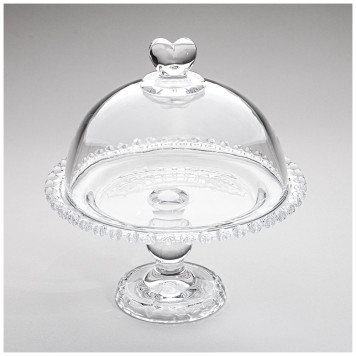 Блюдо "SWEETY" с крышкой на ножке 19,5х20,5 см LEFARD 691-112