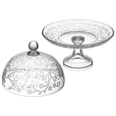 Блюдо сервировочное на ножке с крышкой "BLOSSOM" 19,5*21,5 см LEFARD 691-161-1