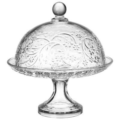 Блюдо сервировочное на ножке с крышкой "BLOSSOM" 19,5*21,5 см LEFARD 691-161